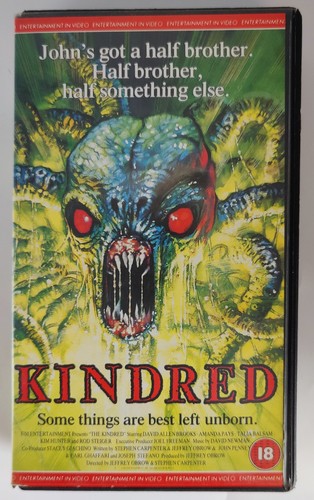 Kindred vhs video - kindred,