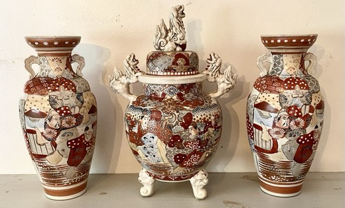Satsuma garniture set - garniture,