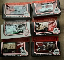 6 Lledo Exchange and Mart Advertising Vehicles, Boxed, excellent condition