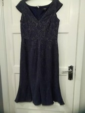 NEXT Navy Lace Occasion Dress Size 10 BNWT Retail Price £70.00