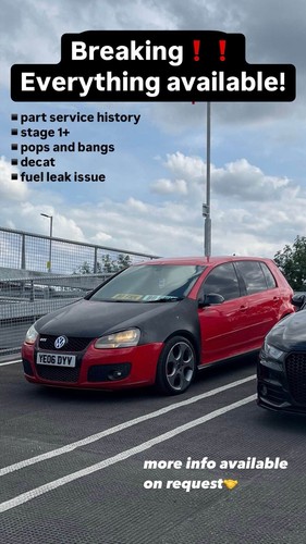 Breaking golf mk5 gti - vw,
