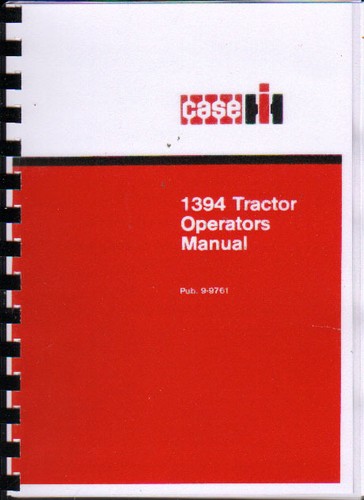 Case 1394 tractor - case, "1394"