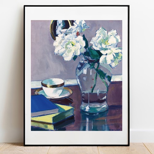 Art print cadell roses - print,