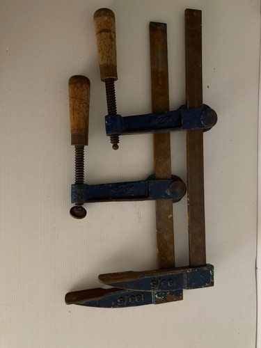Woden woodworking clamps pair - woodworking,