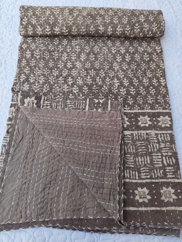 Indian cotton kantha vintage - indian,