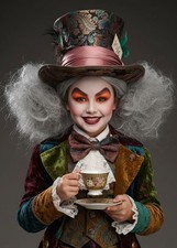 Kids mad hatter - hatter, grey