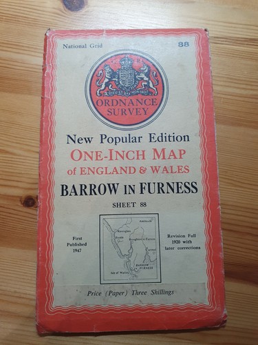 Old map swansea ordnance - map.,