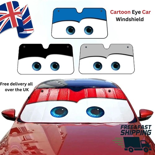 Cartoon eye visor - visor, car