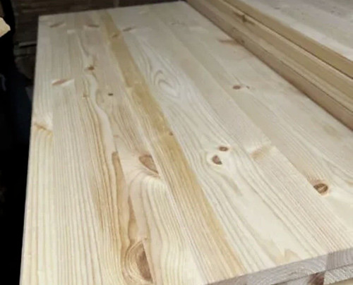 Solid pine plank 100cm 50cm - solid,