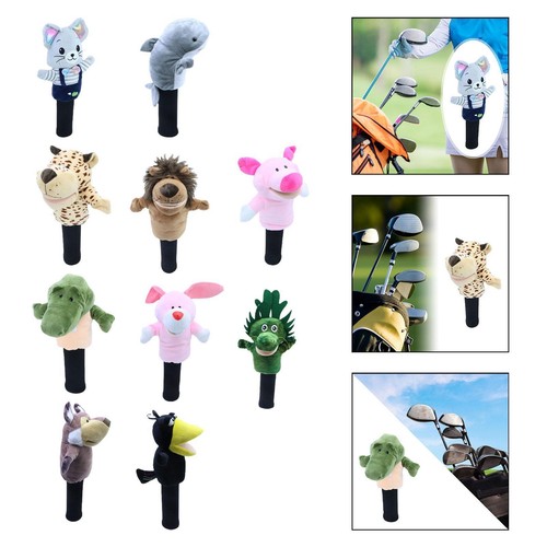 Plush animal golf headcover - animal,