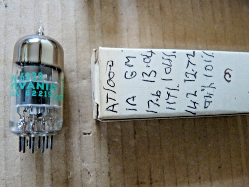 Sylvania jan 6922 - 6922, ecc88