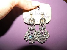 Ladies Ribbon & Asher Silver Earings BNWT