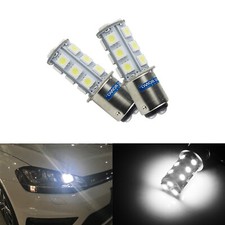 2x 380 1157 White LED Stop