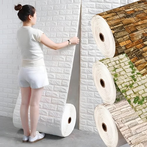 Tile brick wall - wall, sticker