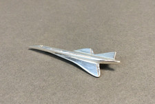 Silver Pin Brooch Of Concorde