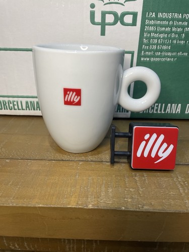 Illy white porcelain coffee - illy,