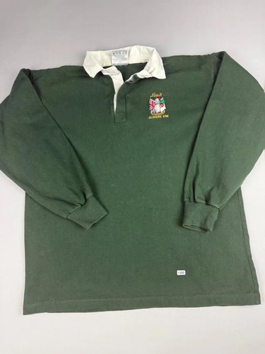 Front row rugby shirt - front, green