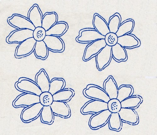 Vintage embroidery transfer - vintage,
