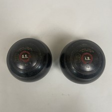 Set of 2 Thomas Taylor Lawn Bowls Size 2 Indoor/Outdoor Bowling Balls