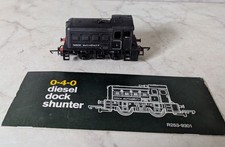 Triang Hornby Diesel Dock Authority Shunter Loco Train OO Gauge 0-4-0 R253 Black