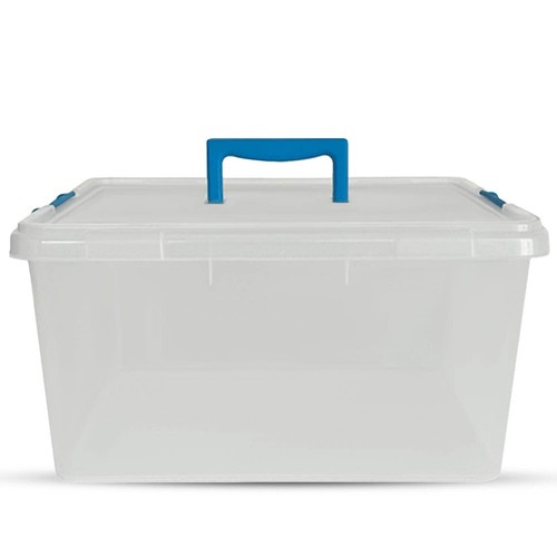 Clear plastic storage boxes - storage,