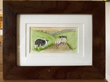 ORIGINAL (Not A print!) Framed