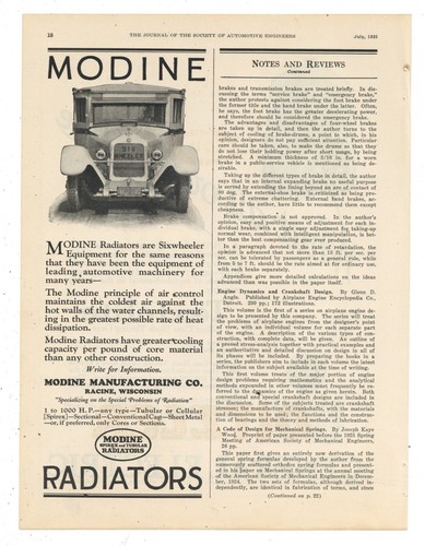 1925 modine radiator - modine,