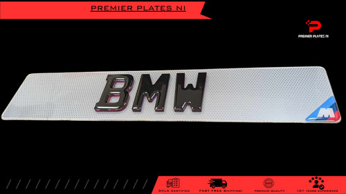 Sport stack number plate - m-sport,