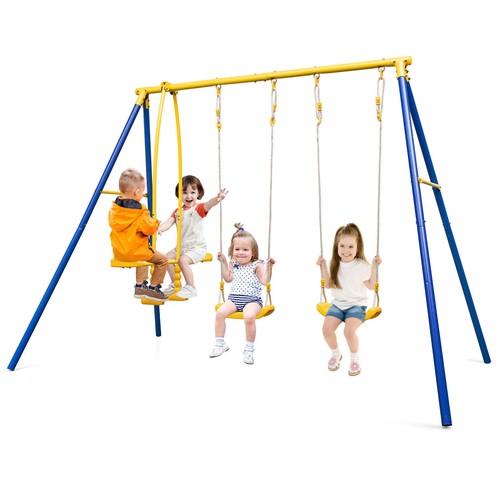 Toddlers metal swing set - toddlers,