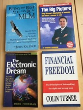 4x Business Bks Growing Business, Finance, Network Marketing & The Big Picture