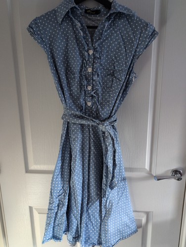 Blue white polka dot - polka,