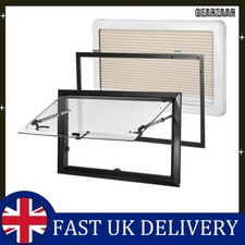 800x450mm Camper Van Cassette Windows Hinged Blind Hinged Blind Conversion
