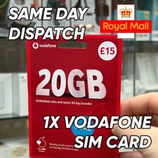 1x Vodafone Nano SIM Card –