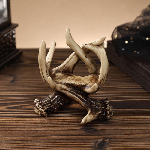 Deer antler candle holder - antler,