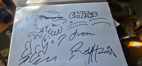 Rolf harris autograph doodle - rolf,