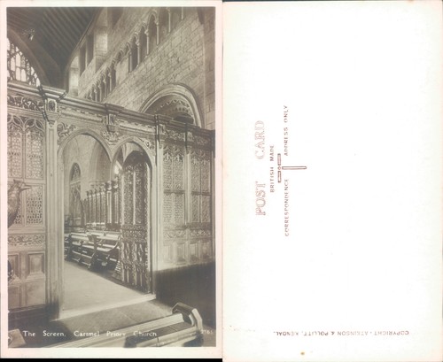 Cartmel priory church - priory, screen
