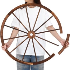 1 Pc Wooden Wagon Wheels 30