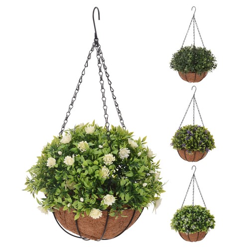 Artificial hanging topiary - hanging,