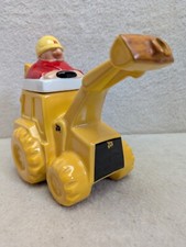 JCB tractor Digger Loader Ceramic Teapot - CARLTON WARE made in the UK