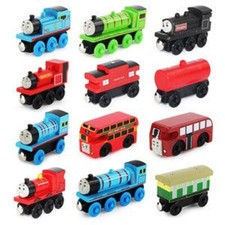 Wooden Trains Track Car