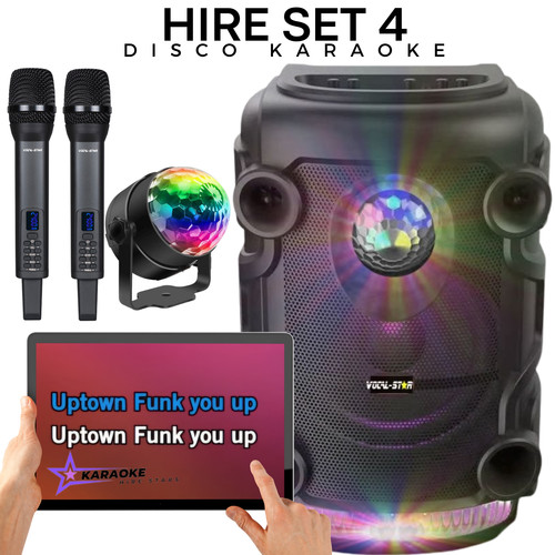 Karaoke hire set perfect - karaoke, 4,