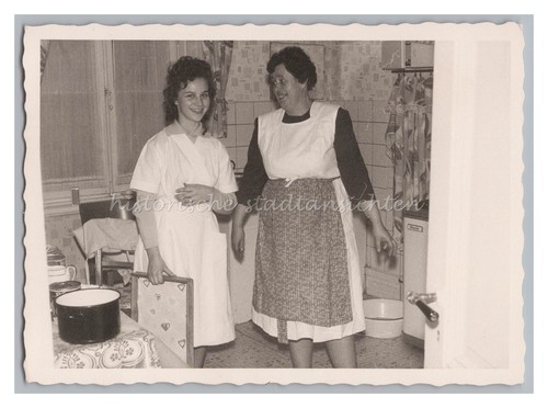 Mother daughter kitchen - mother,
