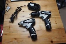 Makita Twin Set 10.8v Li-Ion Cordless HP330D Combi Drill TD090D Impact Driver 52
