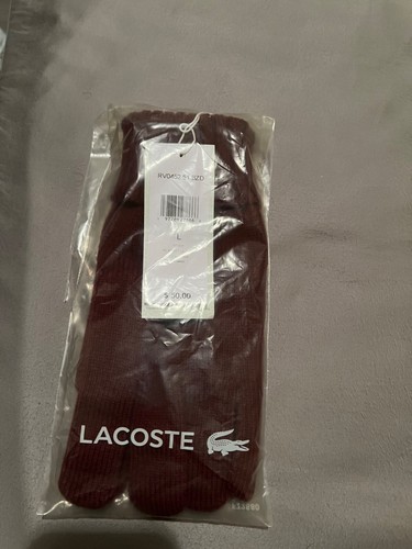Nwt lacoste mens gloves mitten - nwt,