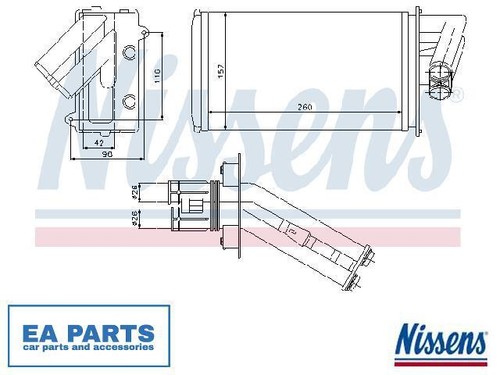 Heat exchanger interior - heat,