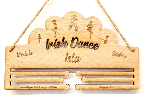 Irish dancing medal holder - dancing,