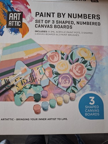 Art attic paint numbers - attic, by