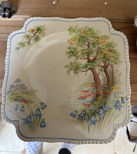 Woodlands midwinter plate - woodlands,