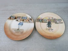 Royal Doulton, Charles Noke Illustrated, Dickens Ware Plates (pair)