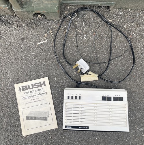 Vintage bush 6130p clock radio - 6130p,